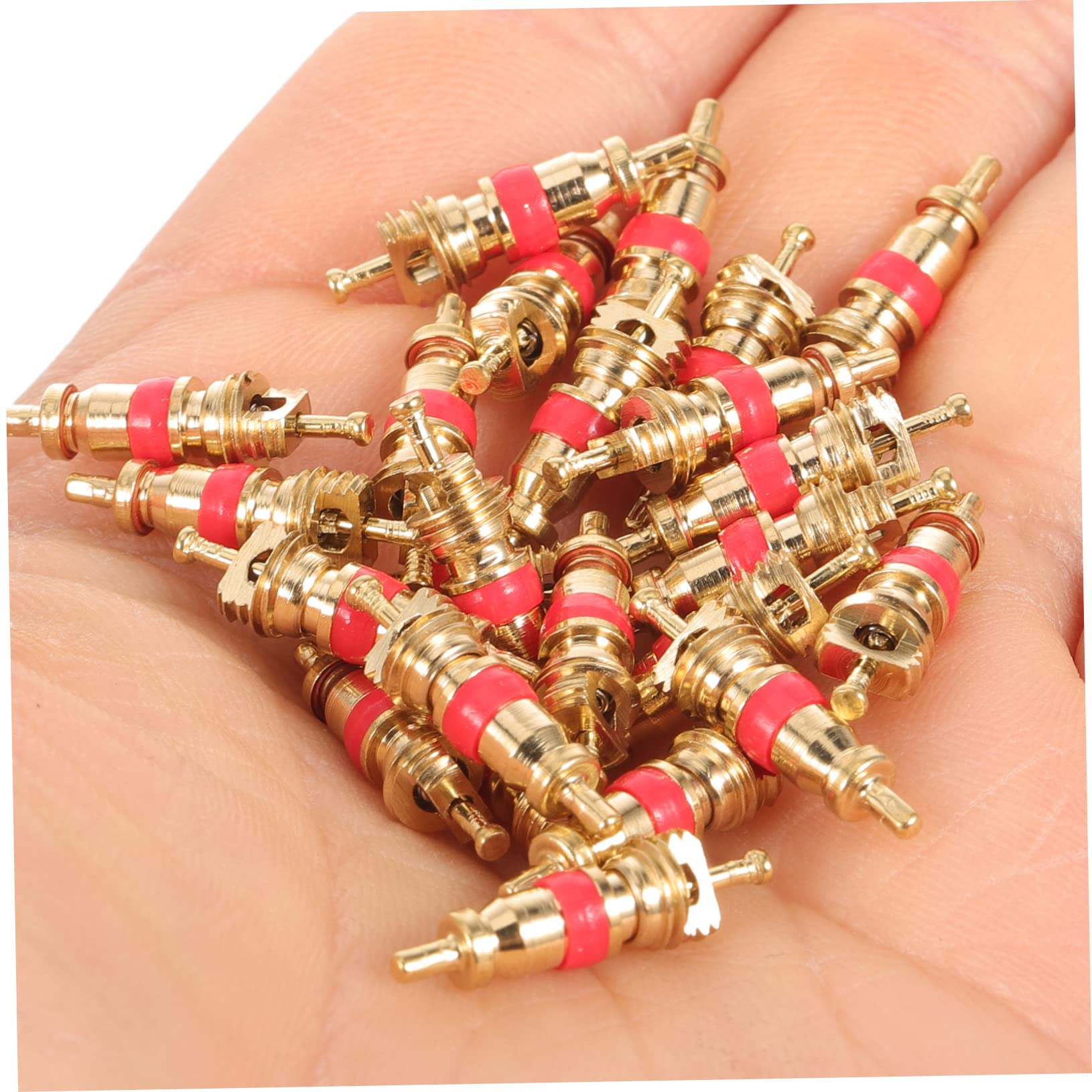 BESPORTBLE 100pcs Valve Cores for Replacement Stem Cores for Tubeless Conversion Compact Accessory for Daily Use Cycling and Garage Maintenance