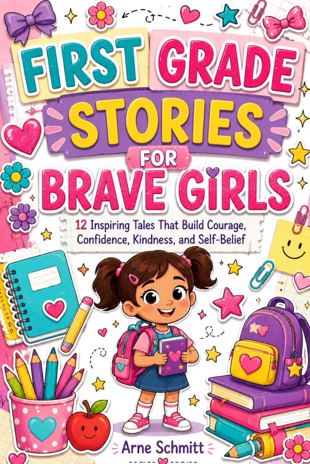 First Grade Stories for Brave Girls: 12 Motivating Adventures Tales that Inspire Confidence, Creativity and Determination