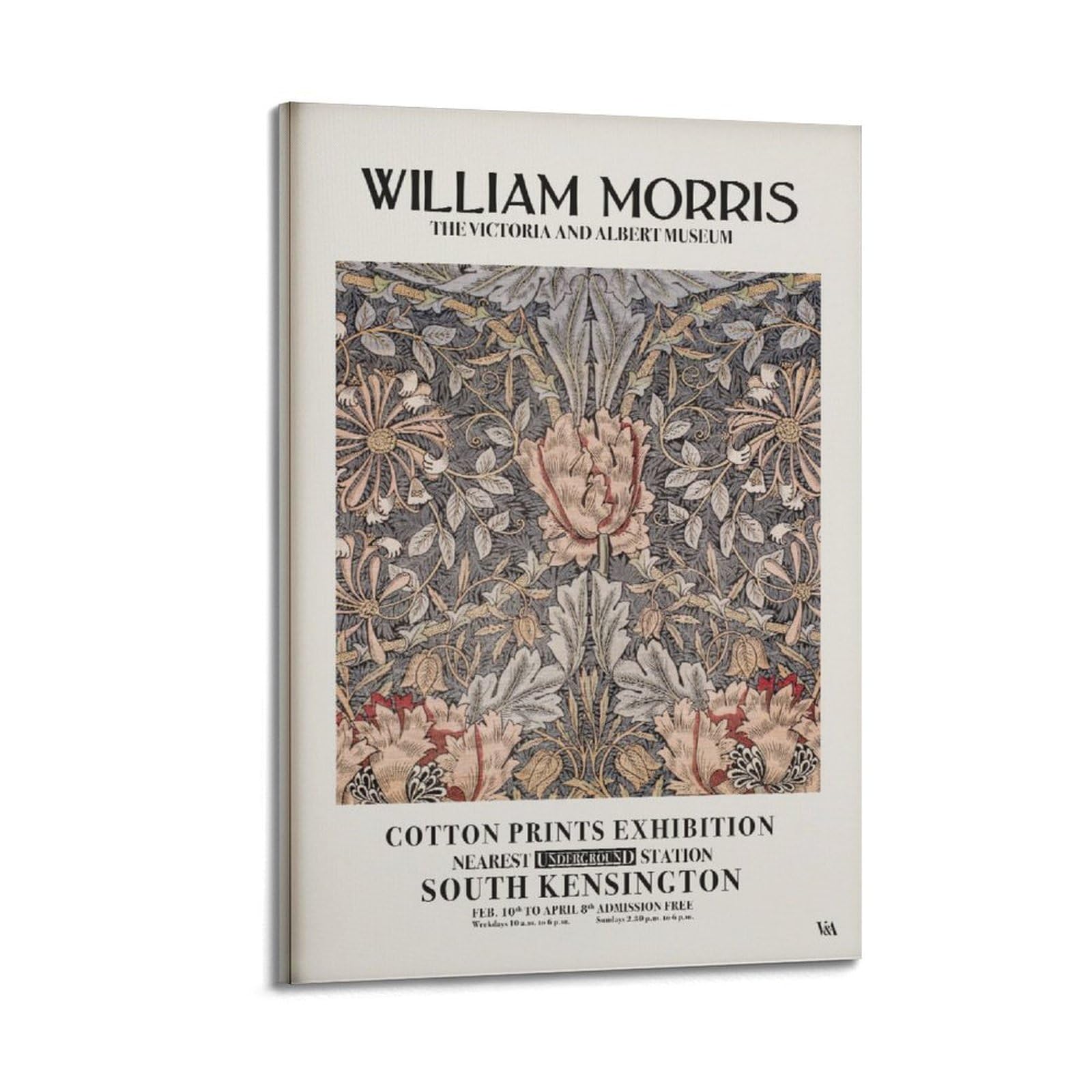 xiaoxiaoshen William Morris Flower Nouveau Gallery2 Canvas Poster Wall Art Prints Room Aesthetic Murals Bedroom And Living Decorations 24x36inch(60x90cm)