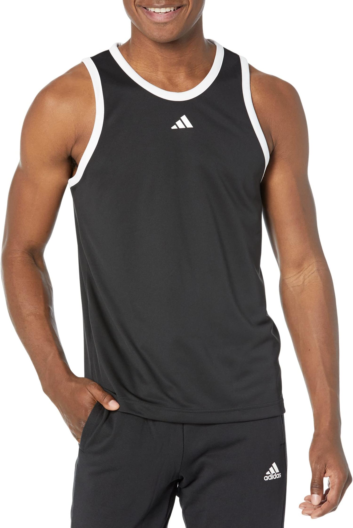 adidas basketball tank top