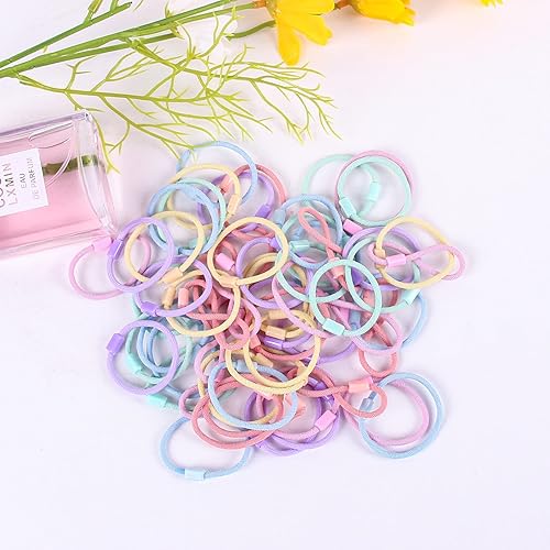 16 coleteros suaves y mullidos para niñas y mujeres, bonitos lazos para el cabello, elásticos y esponjosos para cola de caballo