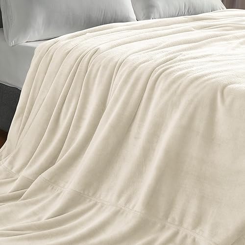 Miniatura 485 de BEDELITE Fleece Blanket White Throw Blanket for Couch & Bed, Luxury Plush Cozy Fuzzy Blanket 50" x 60", Super Soft Warm Lightweight Throw Blanket