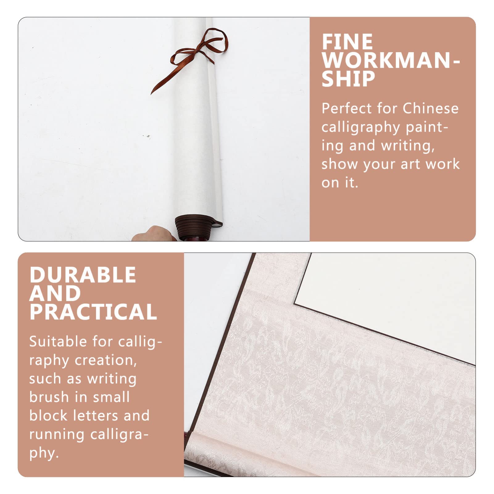 Ciieeo 2stücke Professionelles Kalligraphie-Papier Leichtes Tragbares Leeres Roll-Papier Für Chinesische Malerei Und Kalligraphie Für Kreative Arbeiten Und Unterwegs Hochwertiges
