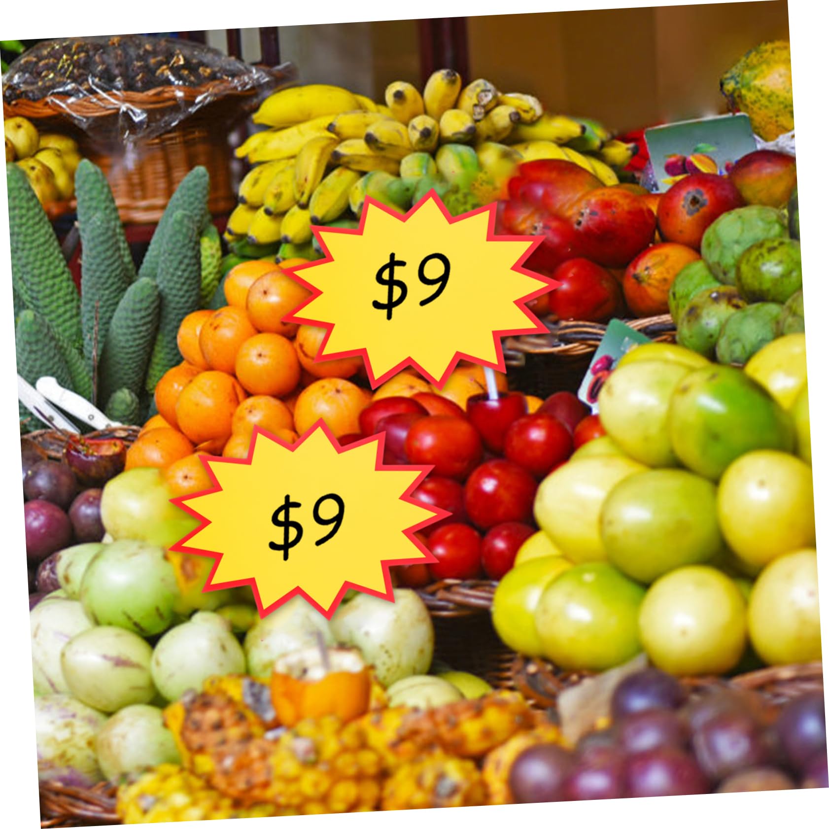 NAMOARLY Supermarket Retail Display Tags 200pcs Retail Signs Paper Tags Retail Labels