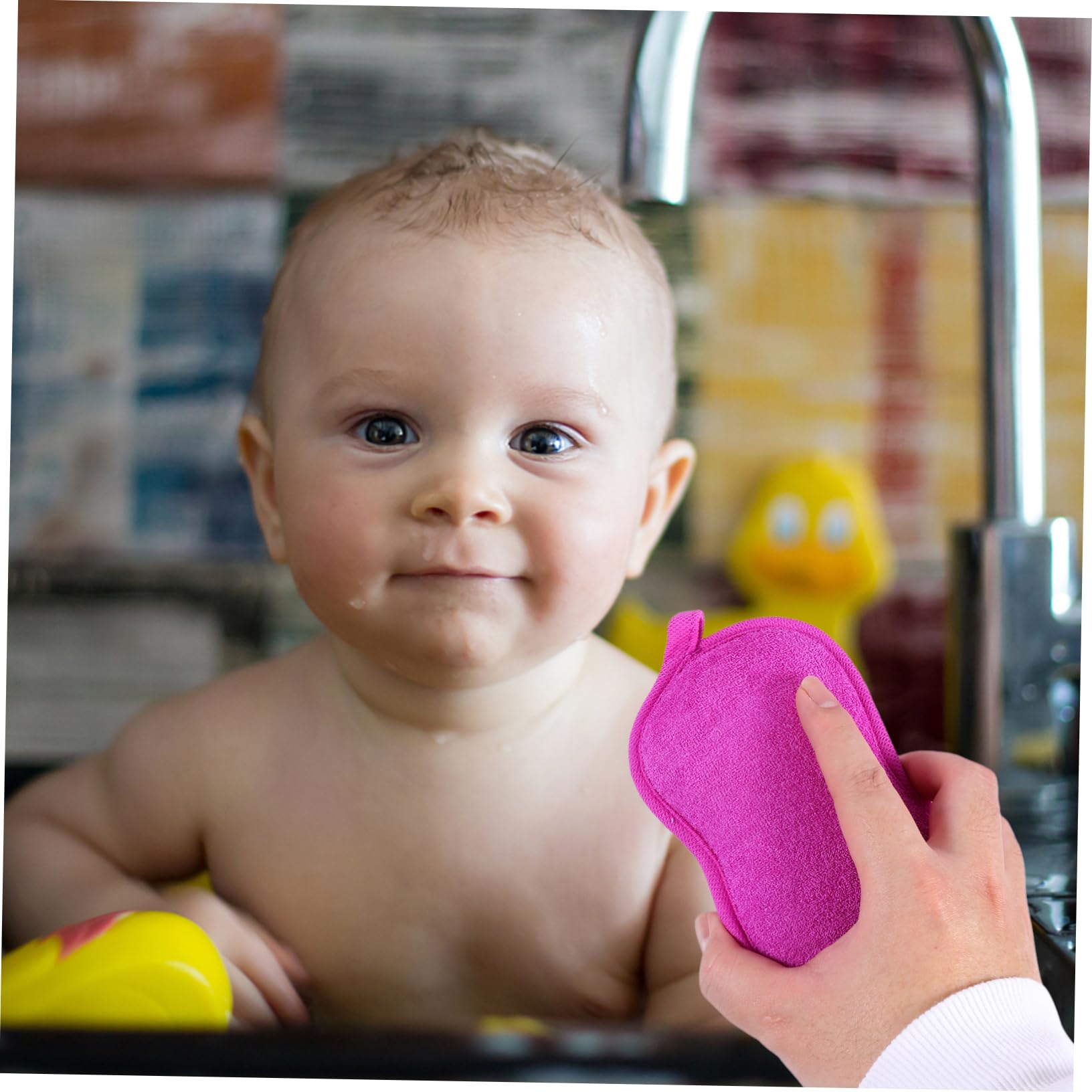 Healvian Set Di 3 Spugne Da Bagno Per Bambini E Bambine Adorabili Spugne Esfolianti A Forma Di Arachide Delicate E Sicure Per Neonati Spazzola Da Bagno Per Bambini E Bambine 4 Pezzi*3