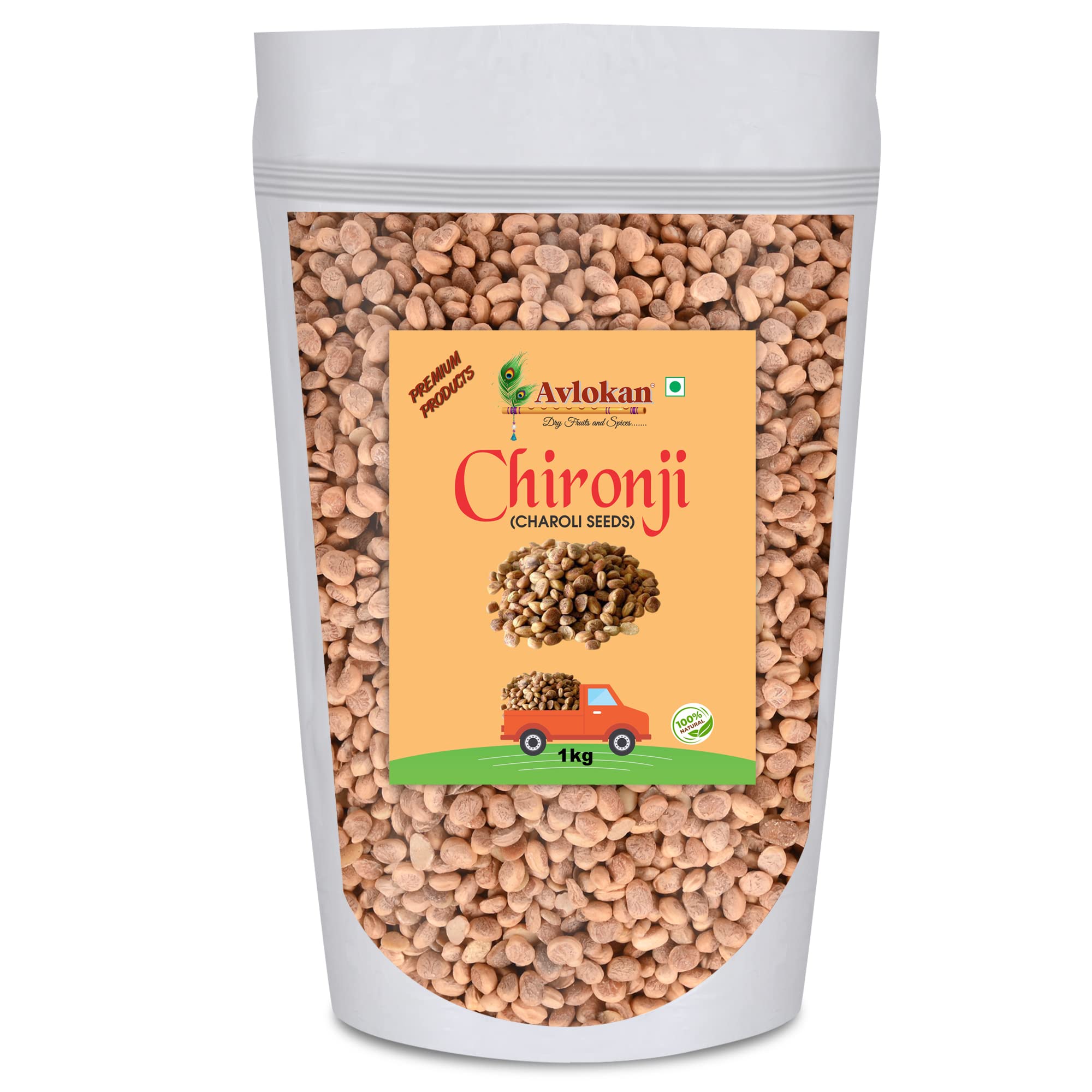 Avlokan Charoli Seeds Chironji Almondette Dry Fruits for Good Health Seeds for Eating Kernels Seed (Pack of 2 X 500gm) - 1kg (B09VDD73D8) Amazon Price History, Amazon Price Tracker