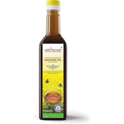 Safe Harvest Pesticide Free Wood Cold Pressed Mustard Oil/Ko