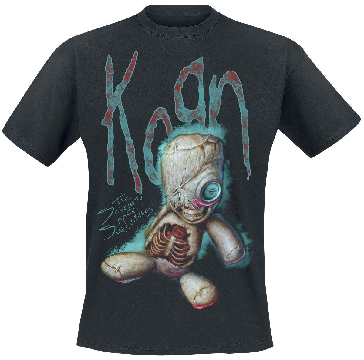 Korn New Doll T Shirt Black Buy Online In Gibraltar At Desertcart - issues korn roblox