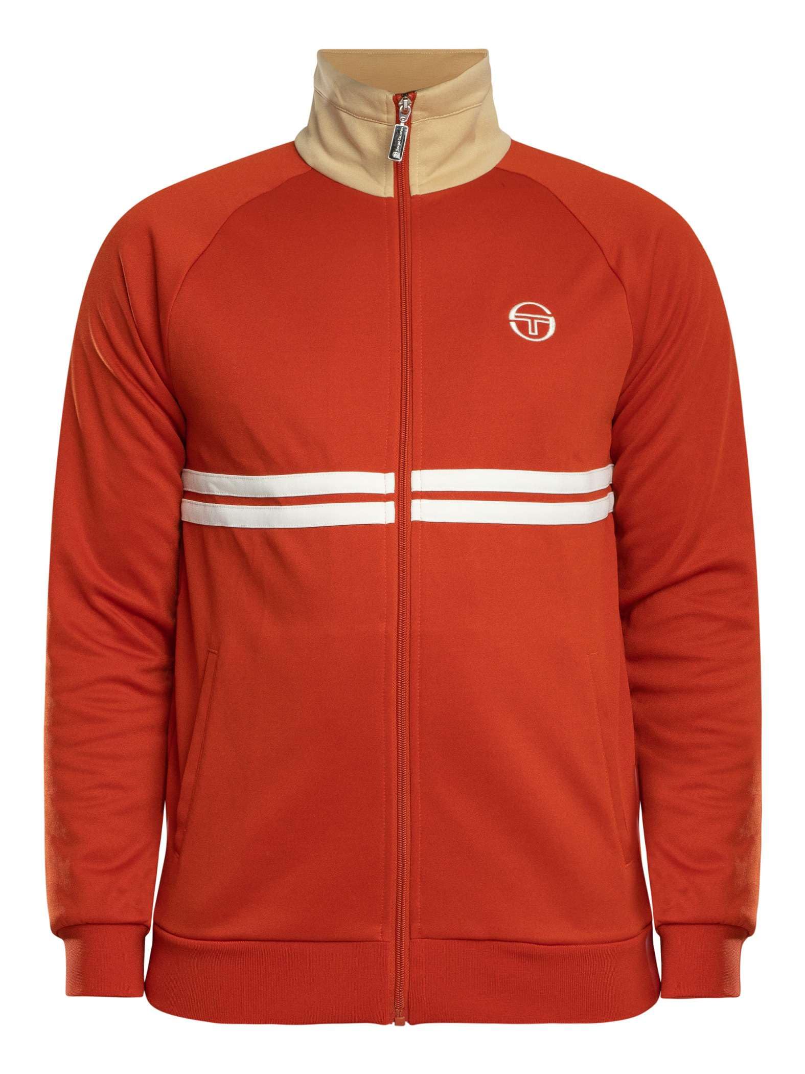 Sergio Tacchini Męski Kurtka Dallas Track, Rooibos Tea/Mojave Desert/Gardenia
