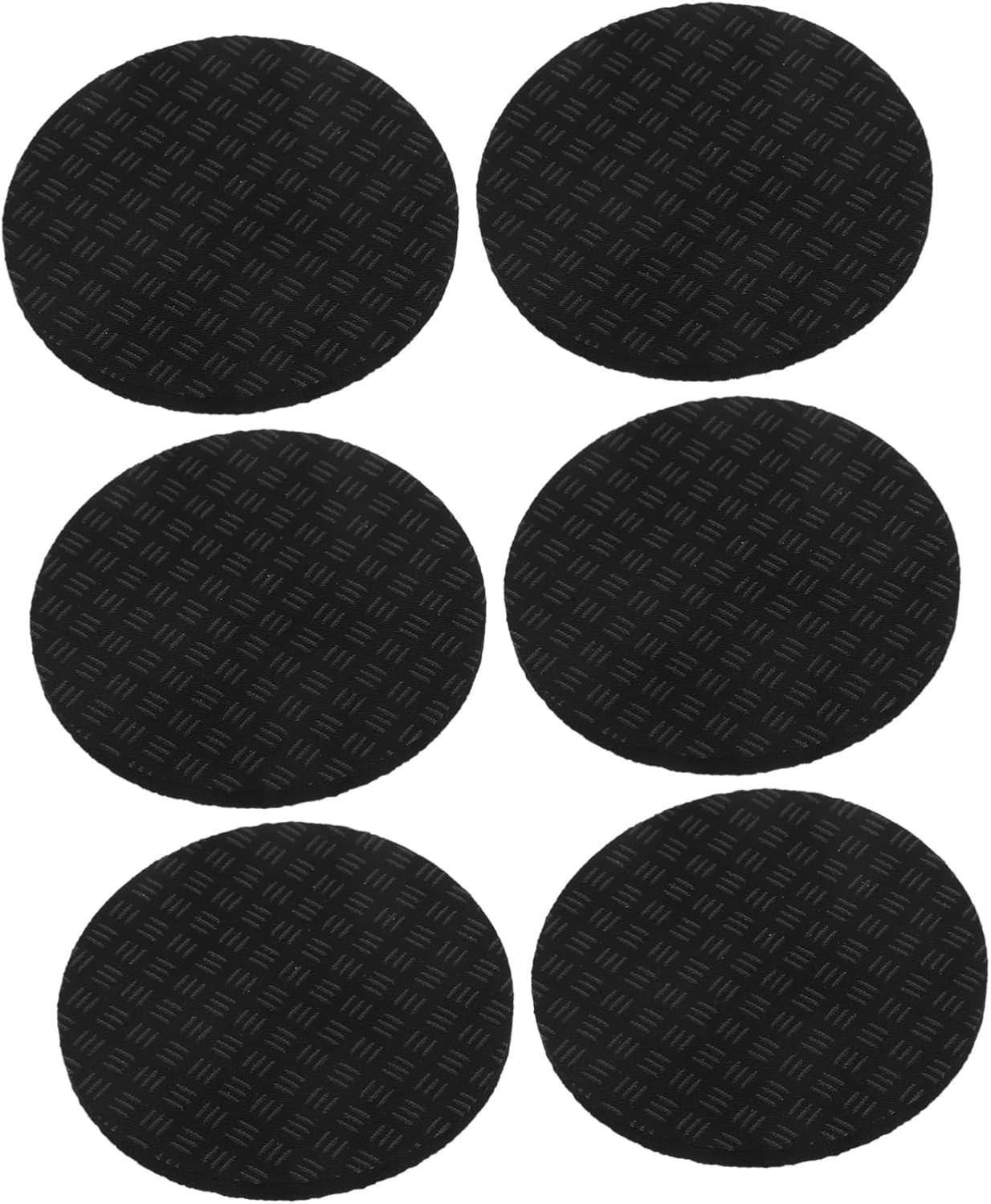 Uonlytech 6pcs Thickened Treadmill Mat Vibration Non Slip Floor Protector for Home Fitness Equipment Noise Reducing Soundproof Isolation Pads Easy to Clean