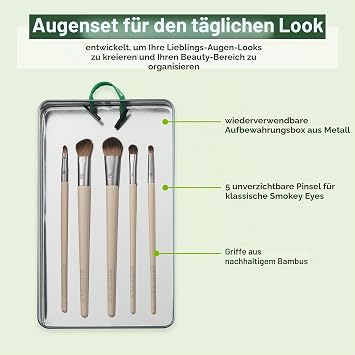 EcoTools Daily Defined Eyeshadow Set with Storage Compartment