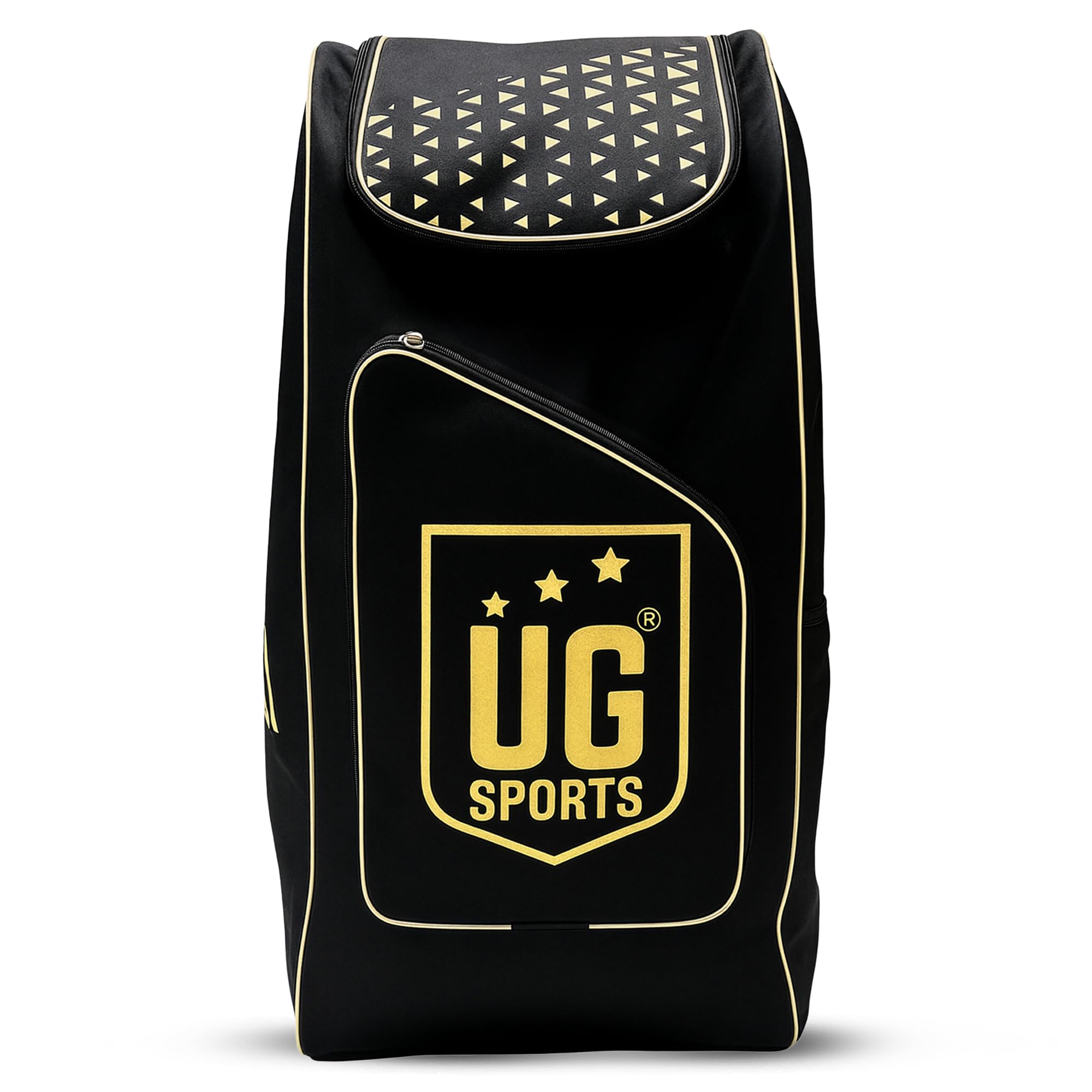 UG ULTIMATE GOAL Blaze Mini Cricket Kit Bag For Junior | Nylon Fabric Material | Adjustable Shoulder Straps, Zippers & Pocket | Easy Carry Handle | Water-Resistant Lightweight & Durable Design (Black)-image-30