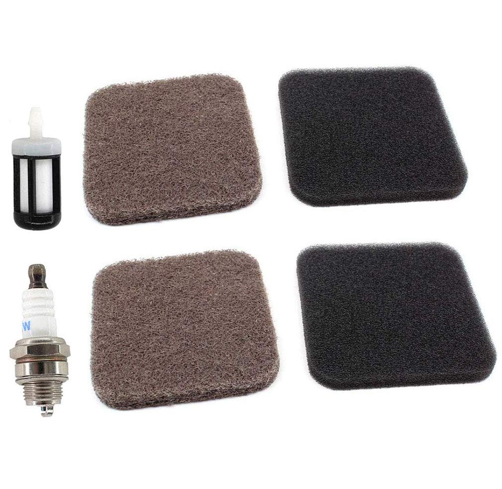 ECSiNG Lot De 4 Filtres à Air Pour Tondeuse à Gazon, Kit De