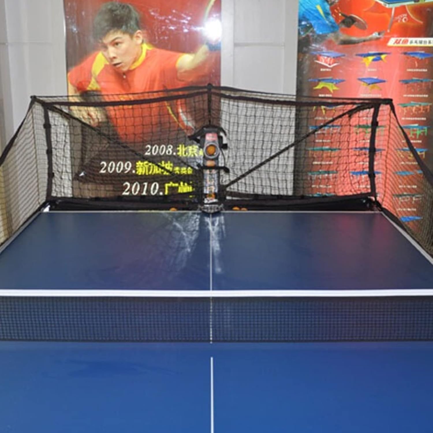 Intelligent Table Tennis Machine Ball Machine, Wire-Controlled Table Tennis Machine Ball Machine, Training Machine Automatic Tennis Ball Machine 200+ Balls