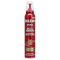 Bilba, Spuma con Germe Di Grano – Schiuma Capelli Ricci Perfetti con Ceramidi e Gocce d’Argan – Formula Professionale a Tenuta Extra Forte – Ravviva i Ricci con Azione Anticrespo per 24 h – 200 ml