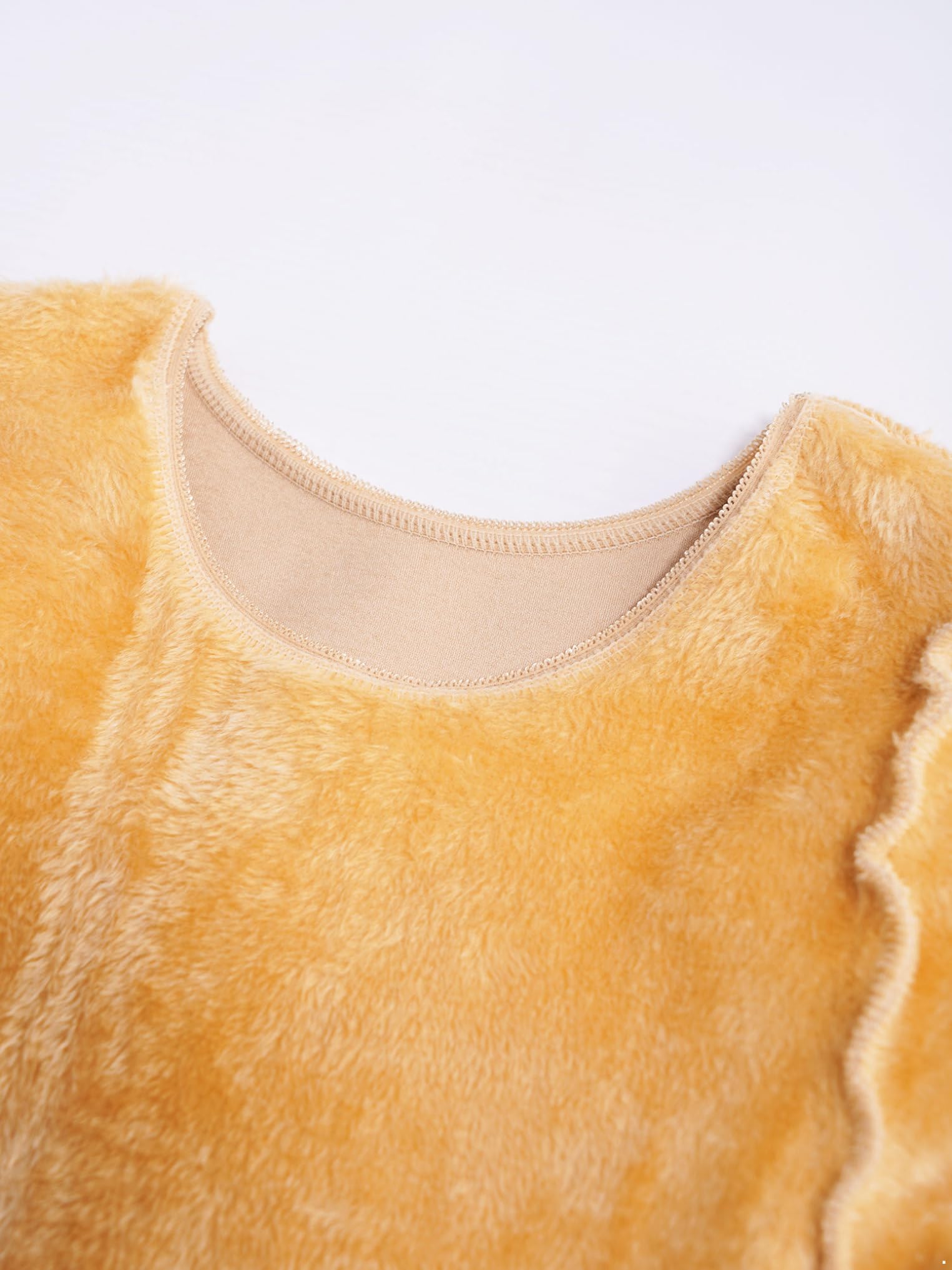 Kaerm Ropa interior térmica de invierno para niños y niñas, con forro cálido, ropa interior de esquí de manga larga térmica + pantalones térmicos elásticos con juego térmico para pies