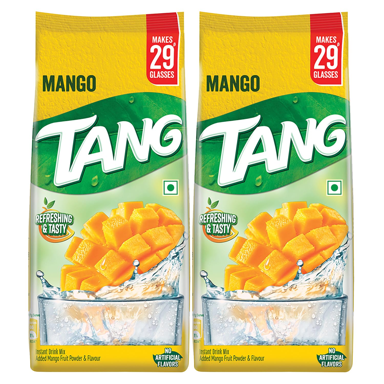 Tang Mango Instant Drink Mix, 500 g (Pack of 2)
