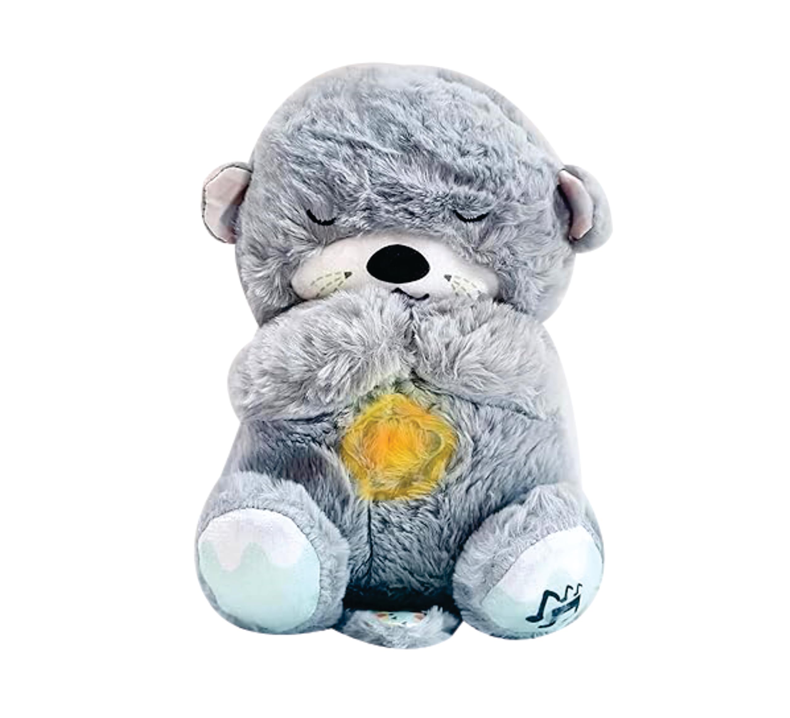Himaja Little Shopee® | Animal Otter Plush Baby Toy with Music, Sounds, Lights and Breathing Motion | Gift for Kids | Size 30cm (Grey) (B0D9QGNPSP) Amazon Price History, Amazon Price Tracker