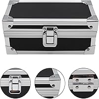 Vista 3 de Caja de dinero con cerradura, Caja de dinero de aleación de aluminio para efectivo, Soporte de dinero, Organizador de efectivo, Bandeja de moneda