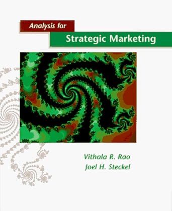 Amazon.com: Analysis for Strategic Marketing: 9780321001986: Rao ...