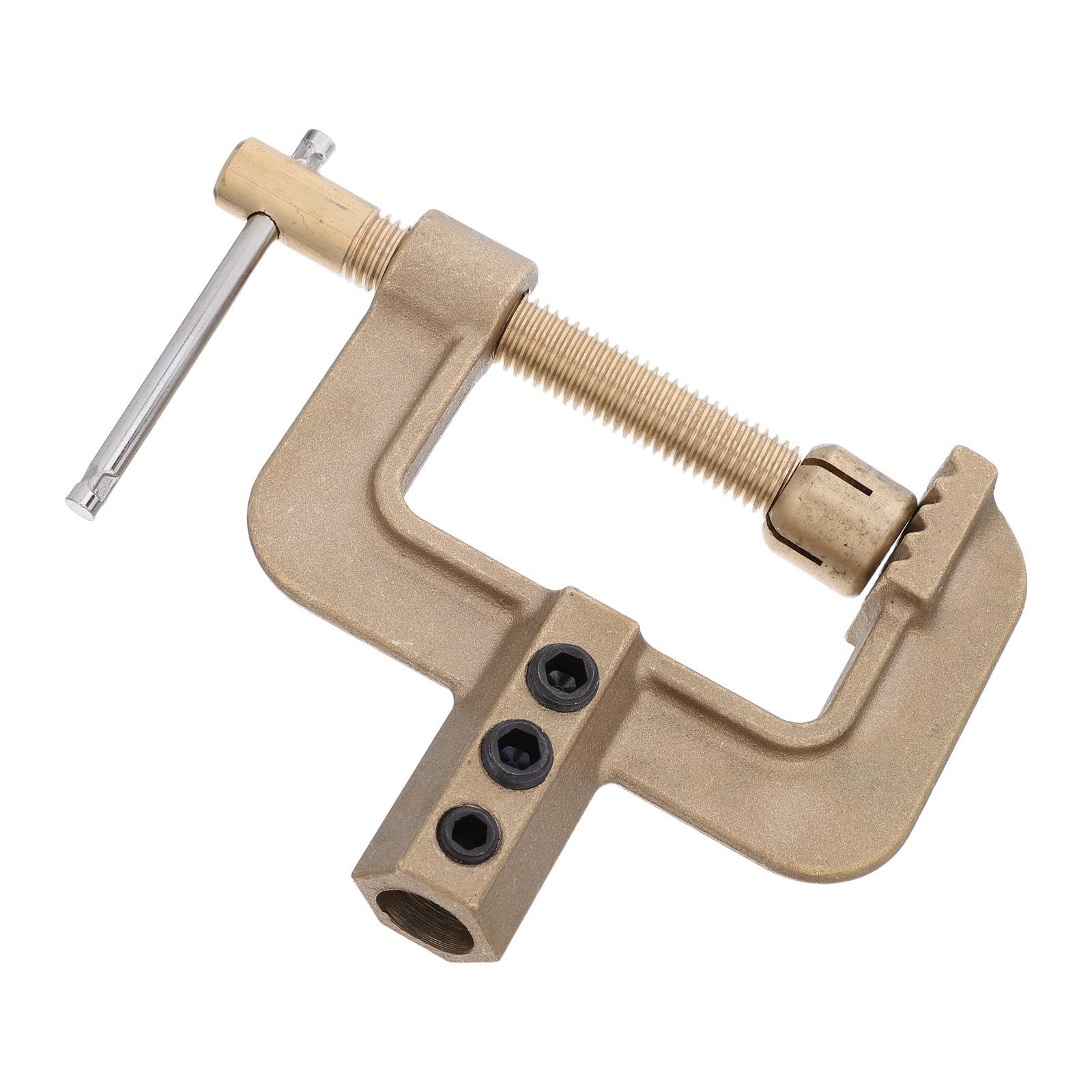 Morsetto di Terra per Saldatura G-shape a Vite in Ottone | Set 1 Pezzo, Clip di Messa a Terra Terminale a Crimpare, Corpo Molla Robusta e Contatto Ispessito