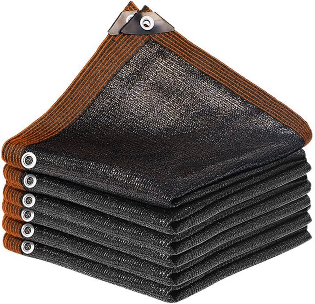 Shade Cloth 90% Black Sunblock Net for Garden Patio, Shade Sails for Garden Plants Greenhouse Chicken Coop Outdoor Pergola Lawn Kennel Sun Protection Net Cover (10x20FT)