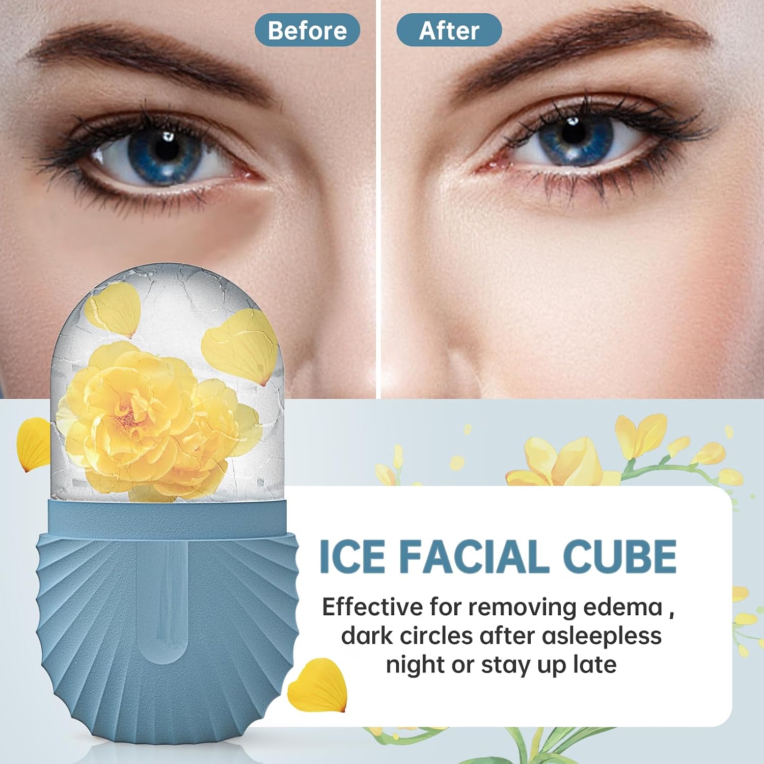 rodillo de hielo facial