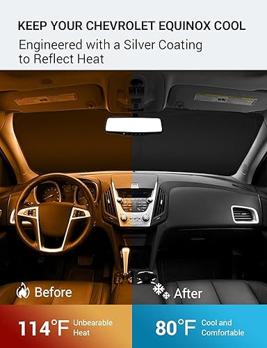 Vista 903 de Proadsy Parasol para parabrisas para BMW X1 F48 2016-2022 de 4 capas plegable, protector de parasol frontal que bloquea los rayos UV y mantiene