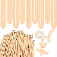 Vista 13 de Globos largos de animales, 260 globos gruesos para atar un arco de globos, para torcer látex, modelado mágico, cumpleaños delgado, para fiesta