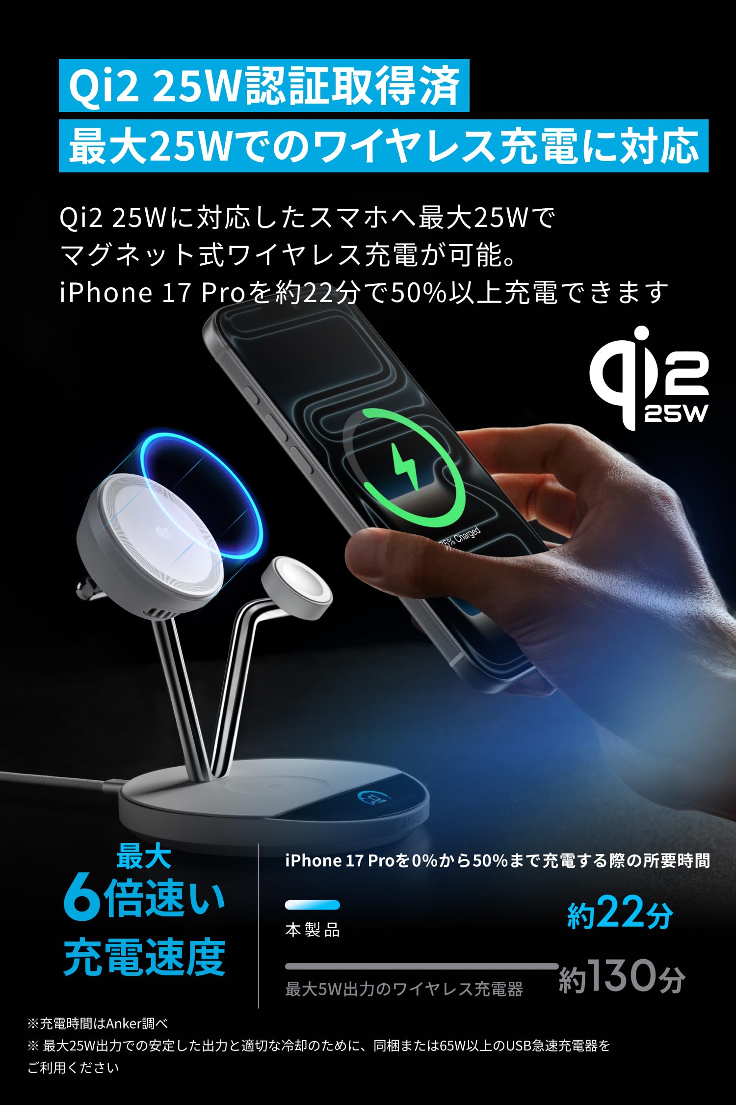 Amazon.co.jp: Anker (アンカー): ワイヤレス充電器