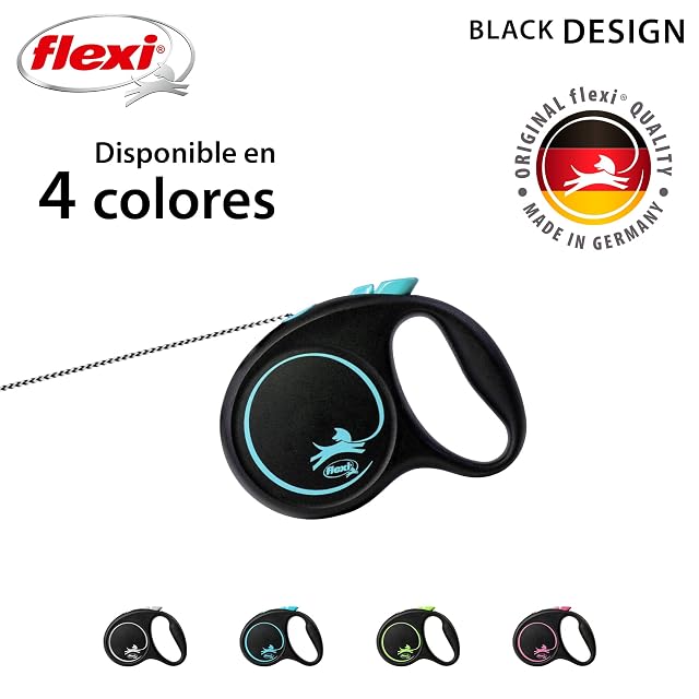Foto 4 de 6 de Correa Flexi Black Design XS CORDÓN 3M Azul