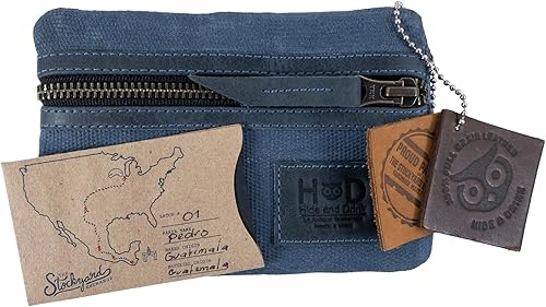 Miniatura 8 de Hide & Drink, Bolsa de bolsillo multiherramienta, bolsa compacta multiusos con cremallera, mini estuche de herramientas de camping, lona encerada,