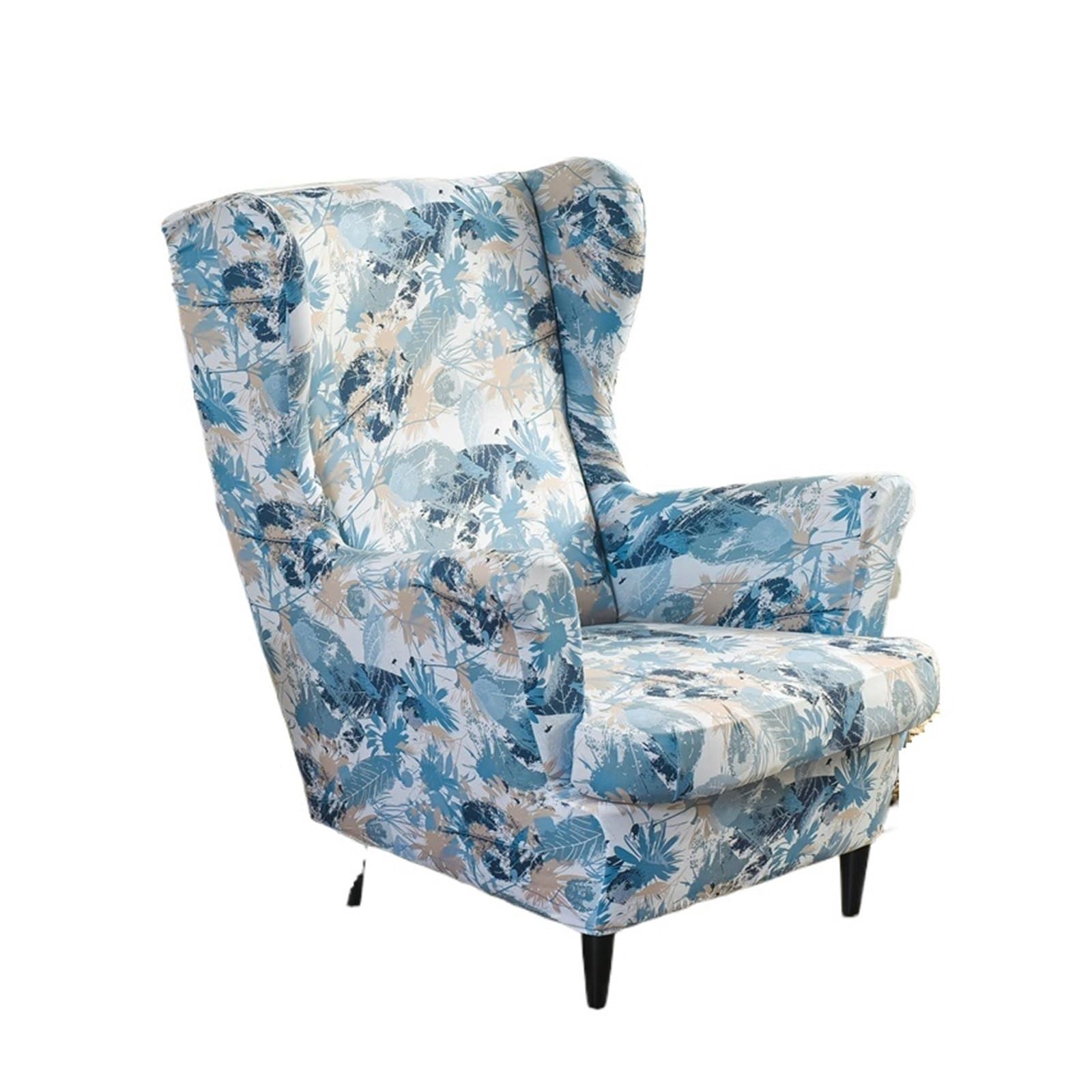 GCYEIDMA Wing Chair Slipcover Wing Chair Cover Stretch Armchair Relax Sofa Slipcovers with Seat Cushion Covers for Living Room Furniture(A10 Wingchair Cover)