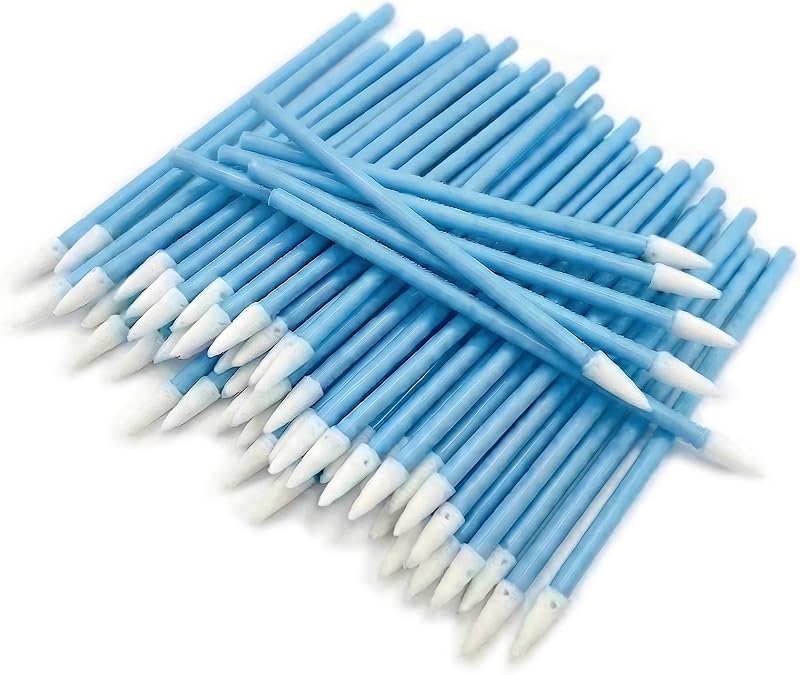 100 Pcs Lint-Free Foam Swab Sticks, Cleaning Swabs for Optical Instruments | Foam Tip Cleaning Swab Kit for Camera Lenses, Electronic Equipment, Car Detailing, and Inkjet Printer Print Heads