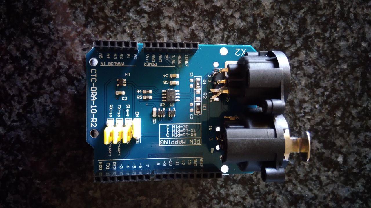 CQRobot DMX Shield MAX485 Chipset Compatible with Arduino Motherboard ...