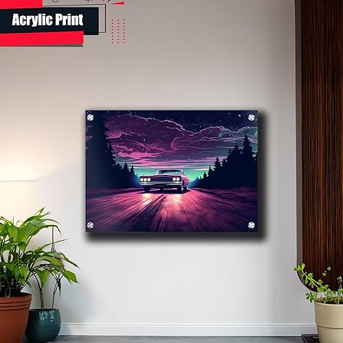 Miniatura 4 de Unique Synthwave Style Retro Art, 80s style art, framed poster print, guest room art, cool living room art, Wall Art poster, Decor poster