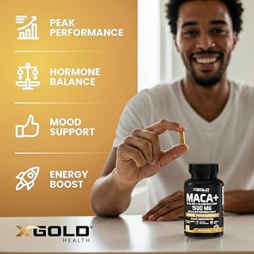 Amazon.com: X Gold Health: Organic Maca Root Capsules