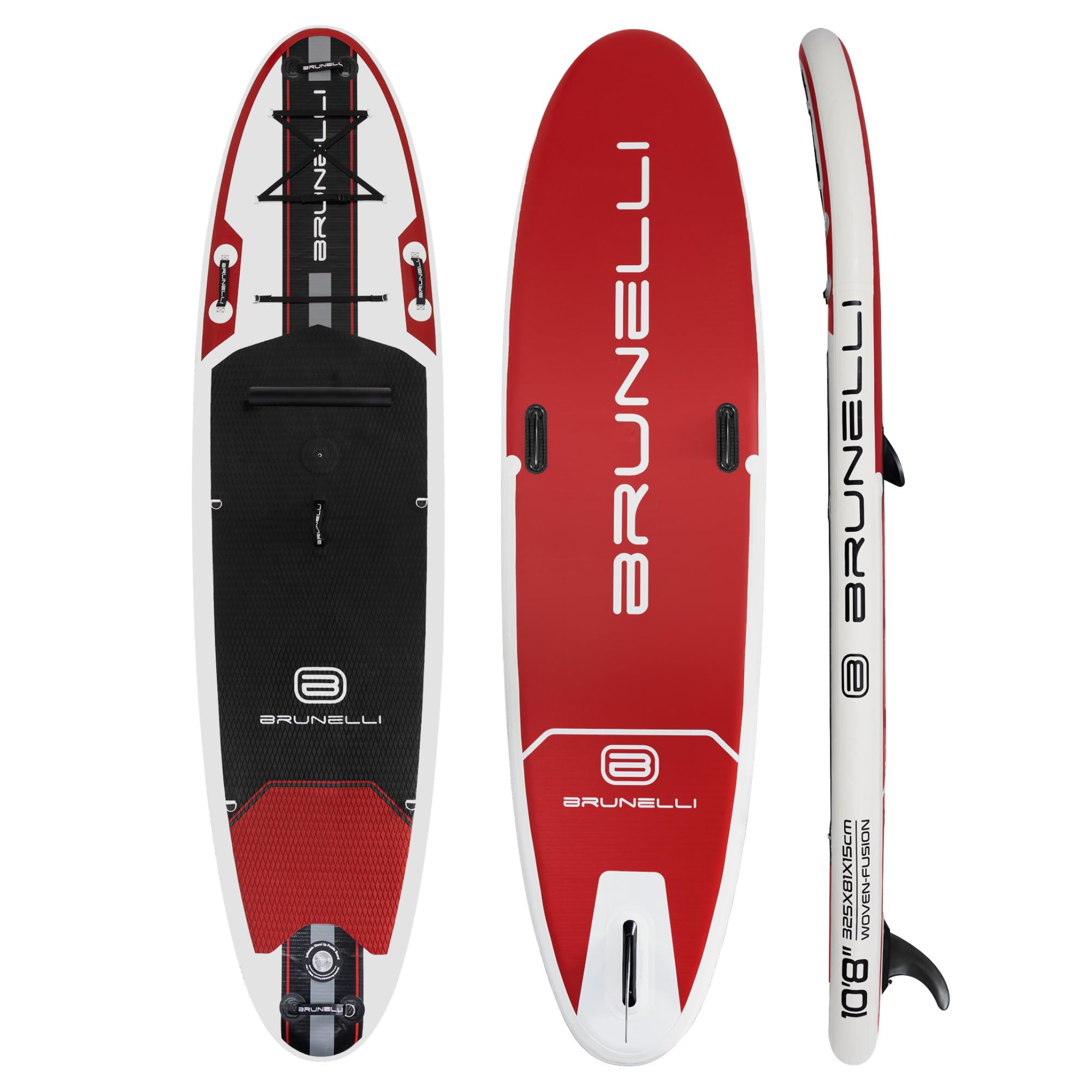 BRUNELLI 10.8 Windsurf Woven Double Layer iSUP Board hinchable Stand Up Paddle iRIG M Surf Sail Set Blue