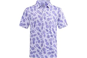 Mens Golf Shirts Slim Fit Moisture Wicking Dry Fit