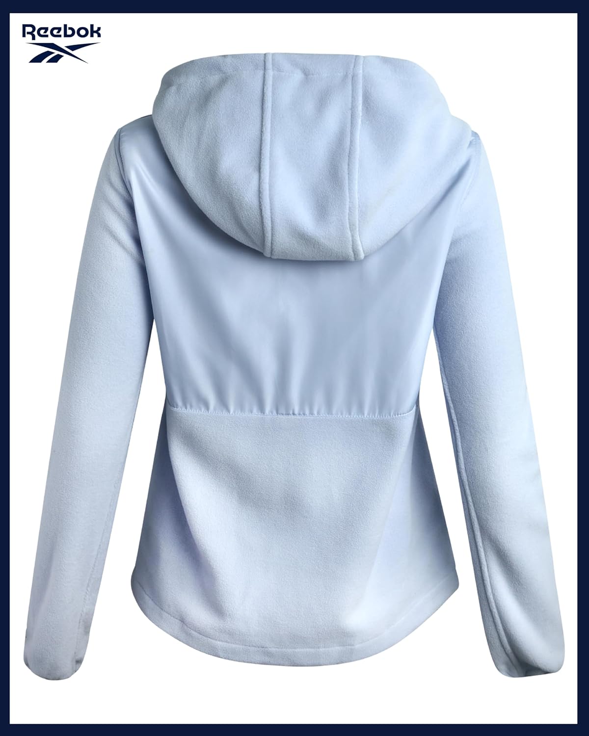 Reebok Womens Fleece Jacket - Lightweight Super Soft Polar Fleece Lined Outerwear - Zip Up Hooded Winter Jackets for Women - Image 7