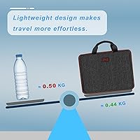 Vista 5 de ZINZ Slim Expandable Laptop Case 15.6 Inch Sleeve Upgraded Protective Durable Recycled Carrying Case Compatible with MacBook 15" & 16" and Most 15