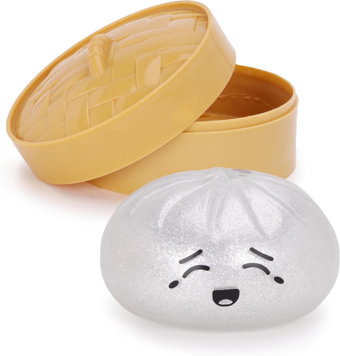 Toyland® Squishy Bao Dumpling Sensory Fidget Toy with Plastic Steamer Box - Squeeze Toys for Kids - 1 Chosen At Random - Ages 3+ — image 25