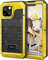 Vista 23 de Mitywah Funda impermeable compatible con iPhone 7 / iPhone 8, resistente y duradera, carcasa protectora de cuerpo completo, protección de pantalla