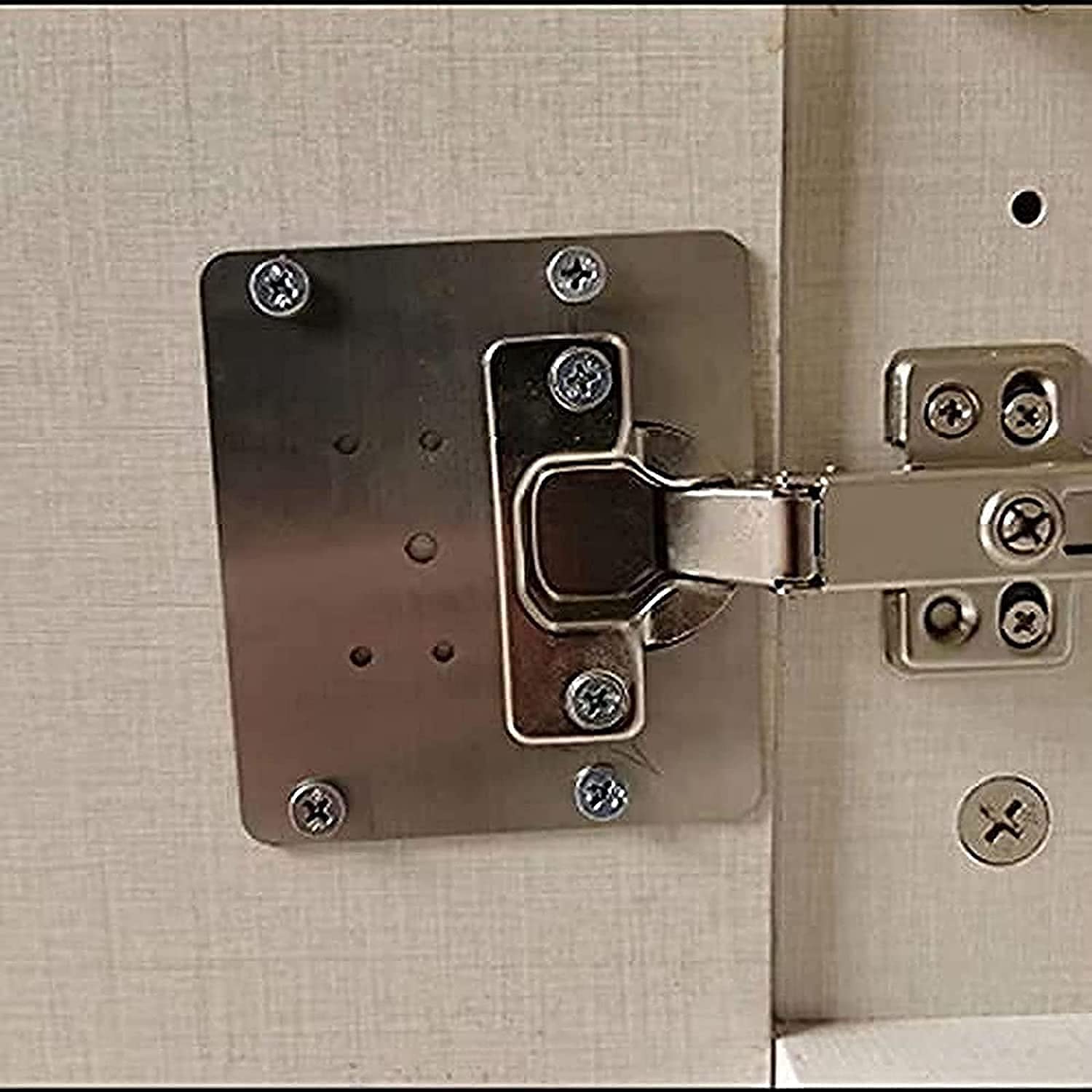 Ailivesun Hinge Repair Plate,Kitchen Cupboard Door Hinge Repair