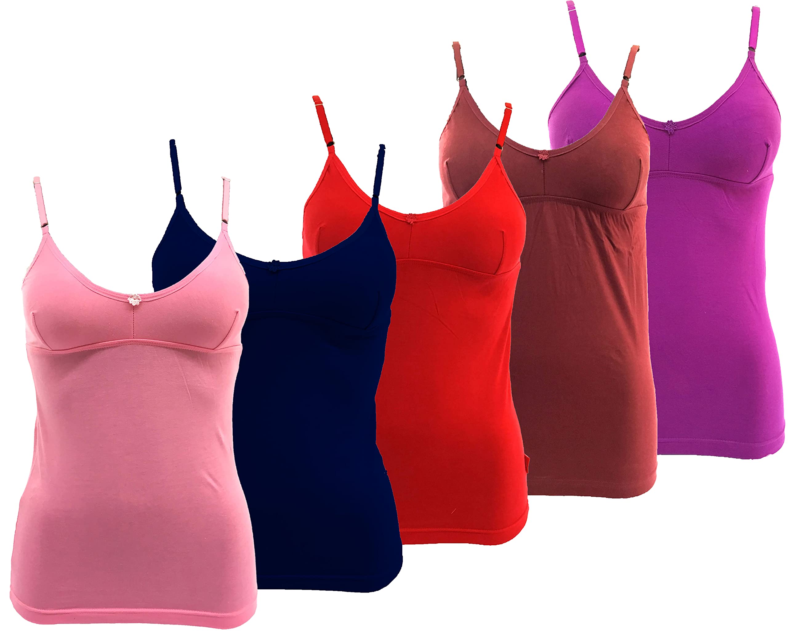 Bra Camisole for Womens Combo(Pack of 5)-image-12