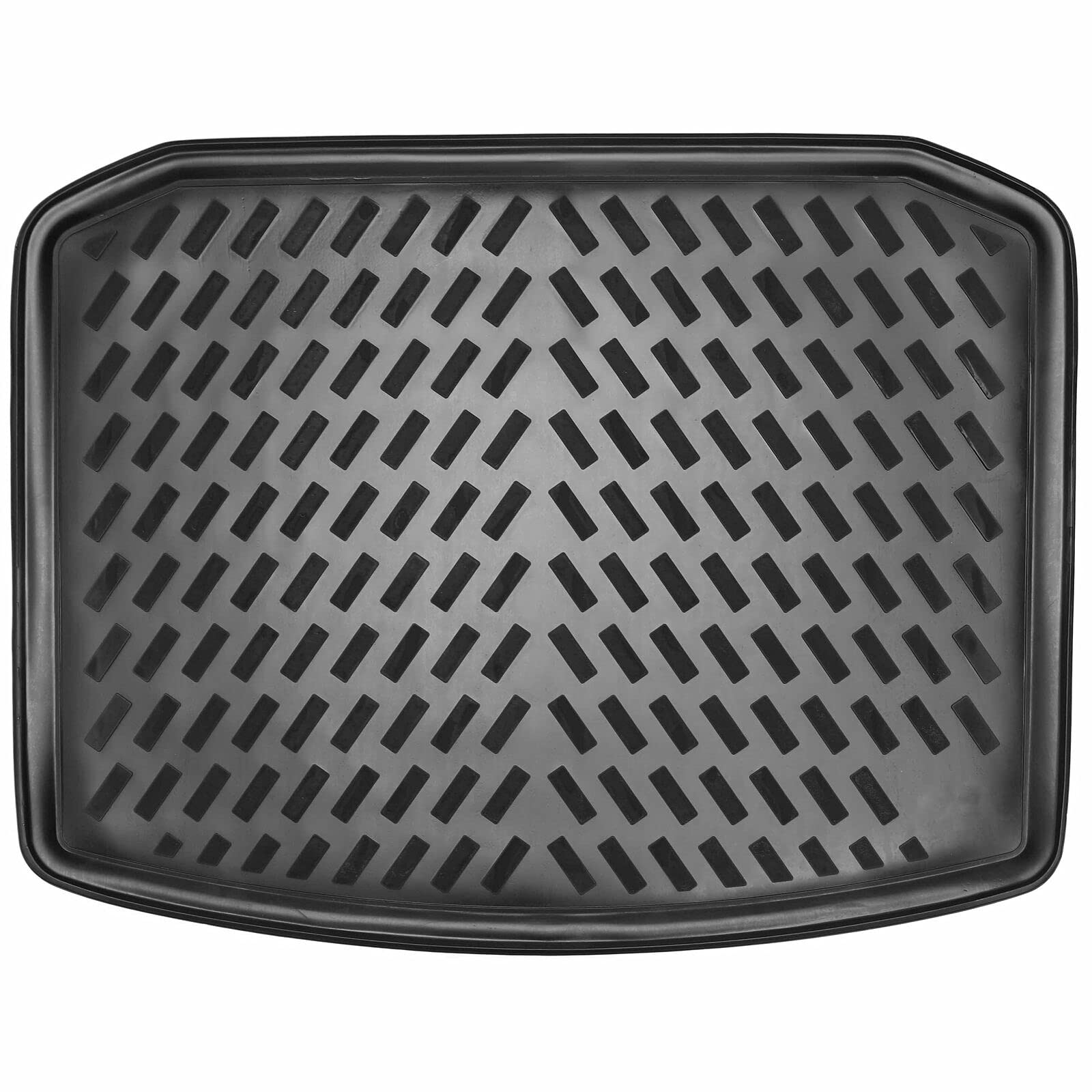 Rubber kofferbakmat Skoda Karoq lage vloer| Kofferbakmat Skoda Karoq
