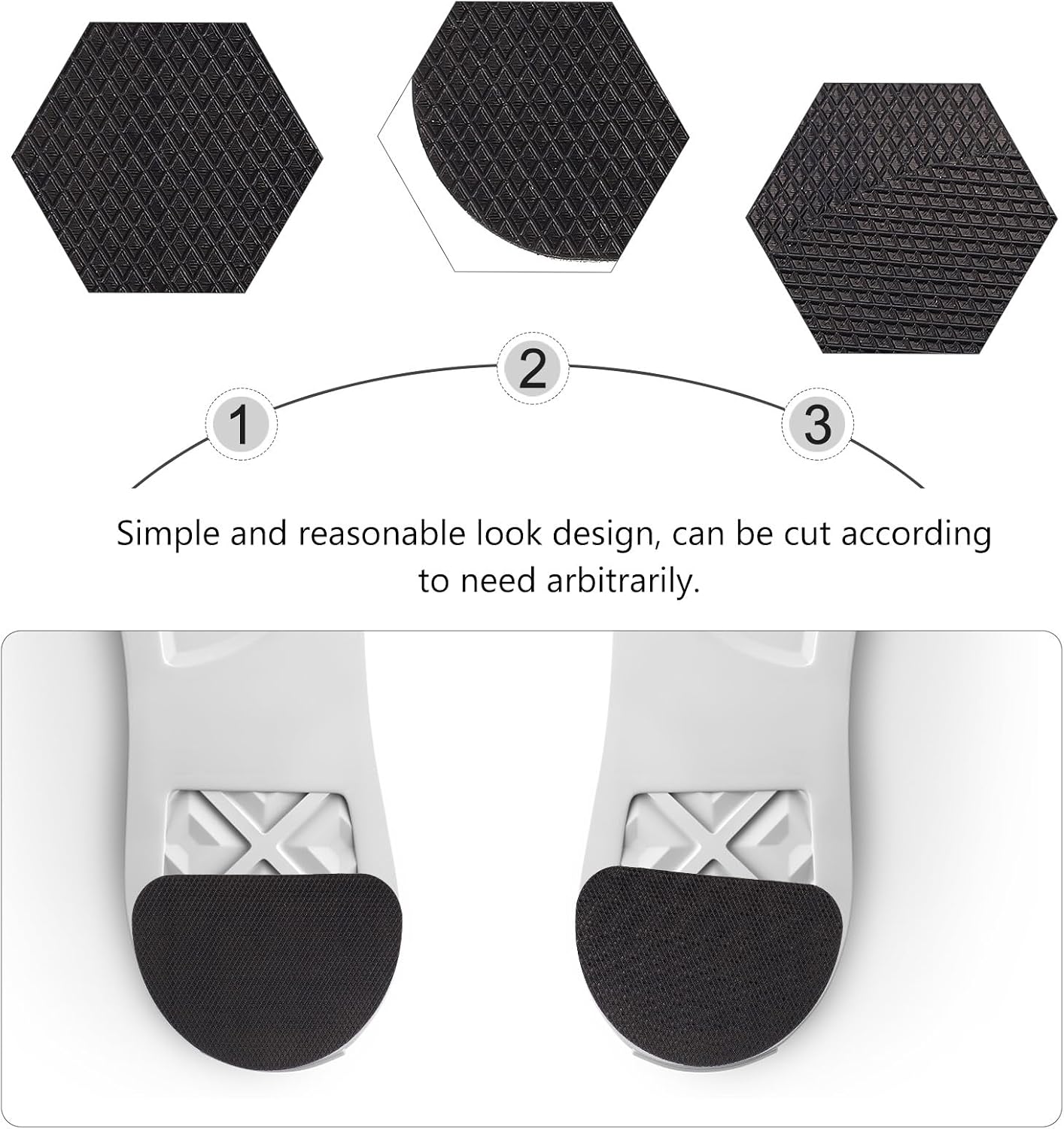 12 Pairs Anti-Skid Rubber Sole Pads and Wear-Resistant Protective Heel Cushions, Non-Slip Shoe Accessories