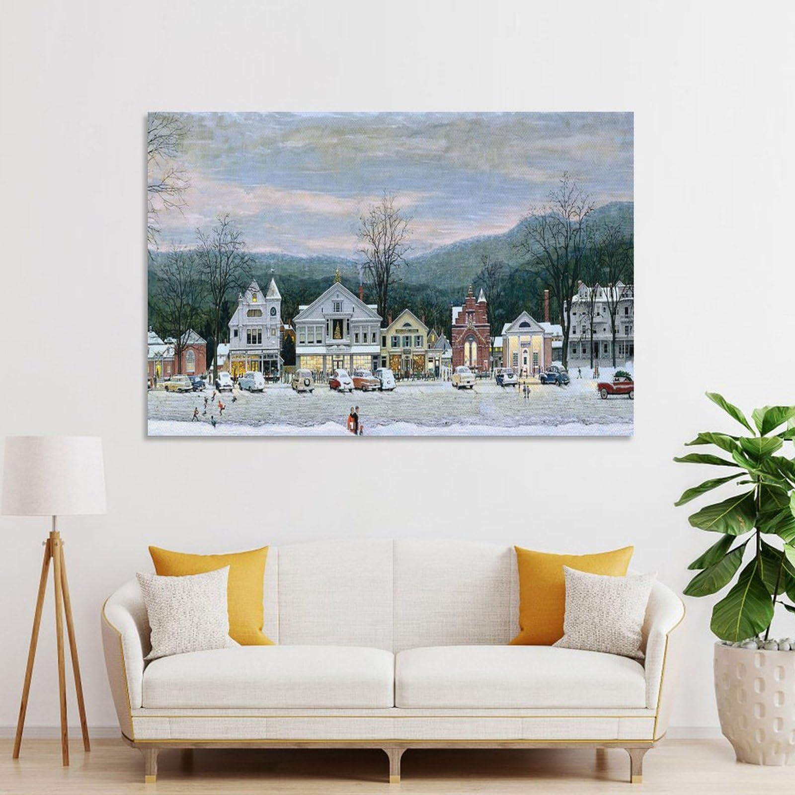 Amazon.com: Norman Rockwell Prints,Stockbridge Main Street at