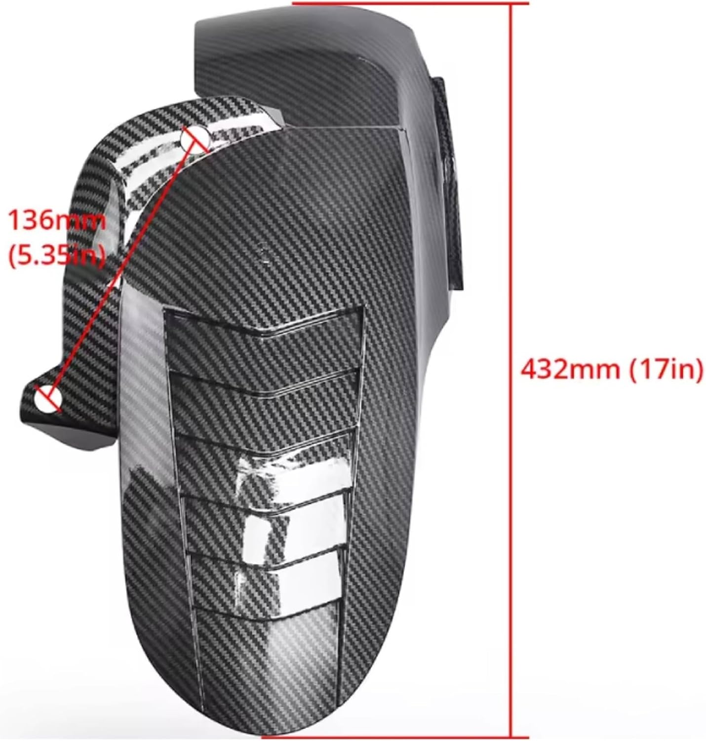 Fit For Honda Forza 350 2020-2023 Rear Motorcycle Mudguard Mud Flap Splash Guard Tire Hugger(Carbon fiber)