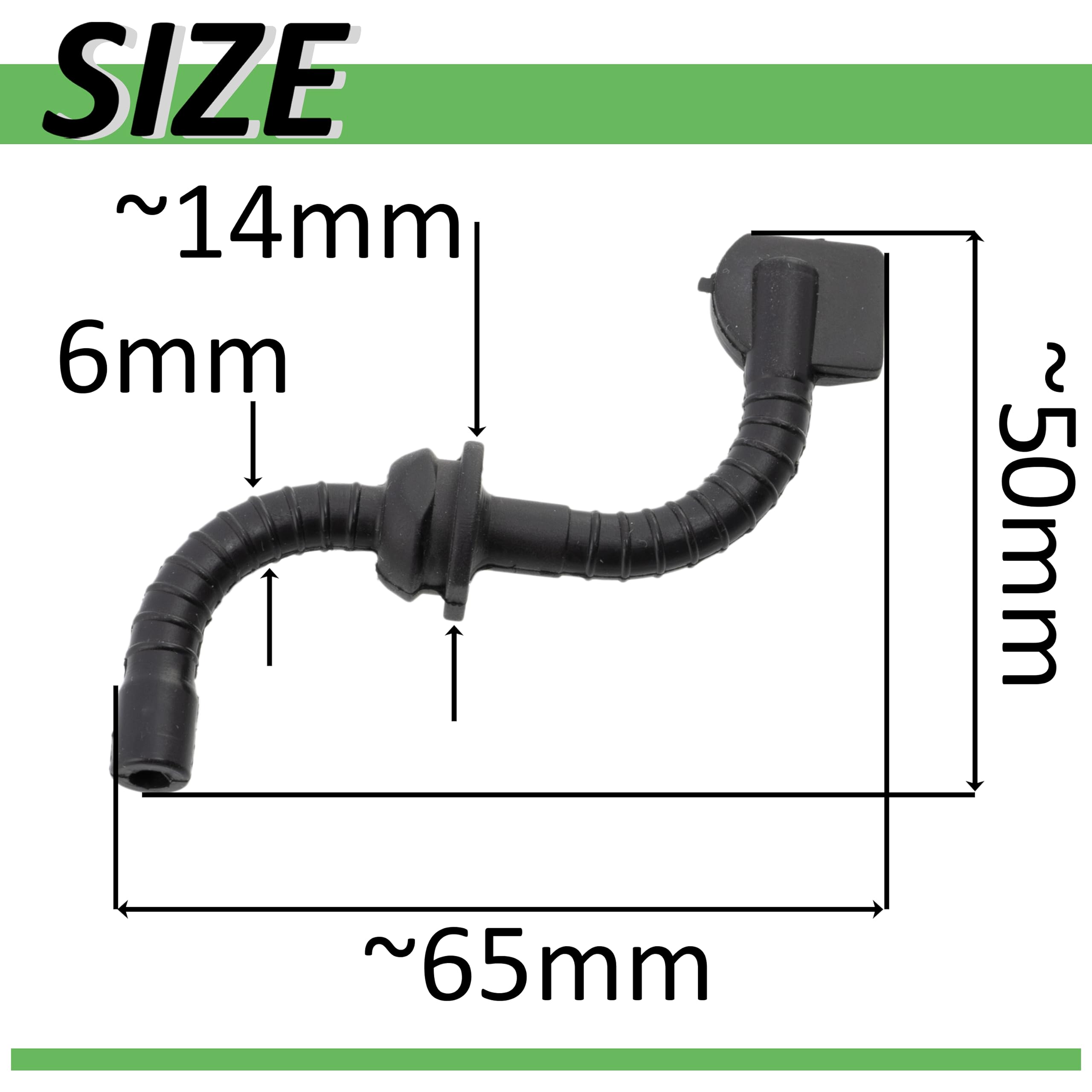 AERZETIX - C69600 - Tubo/manguera de aceite para motosierra - compatible con Stihl MS 171 MS 181 MS 211